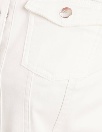 Veste réversible cintrée blanc femme