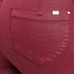 Pantalon magique L'Unique effet brillant bordeaux femme
