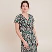 Blouse manches courtes vert femme