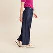 Pantalon denim brut femme