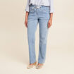 Pantalon jogpant 7/8ème en coton denim double stone femme