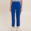 Pantalon urbain 7/8&egrave;me bleu electrique femme