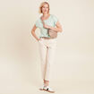 T-shirt manches courtes vert clair femme