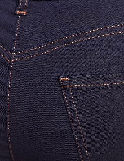 Jeans léger taille standard 7/8ème denim brut femme