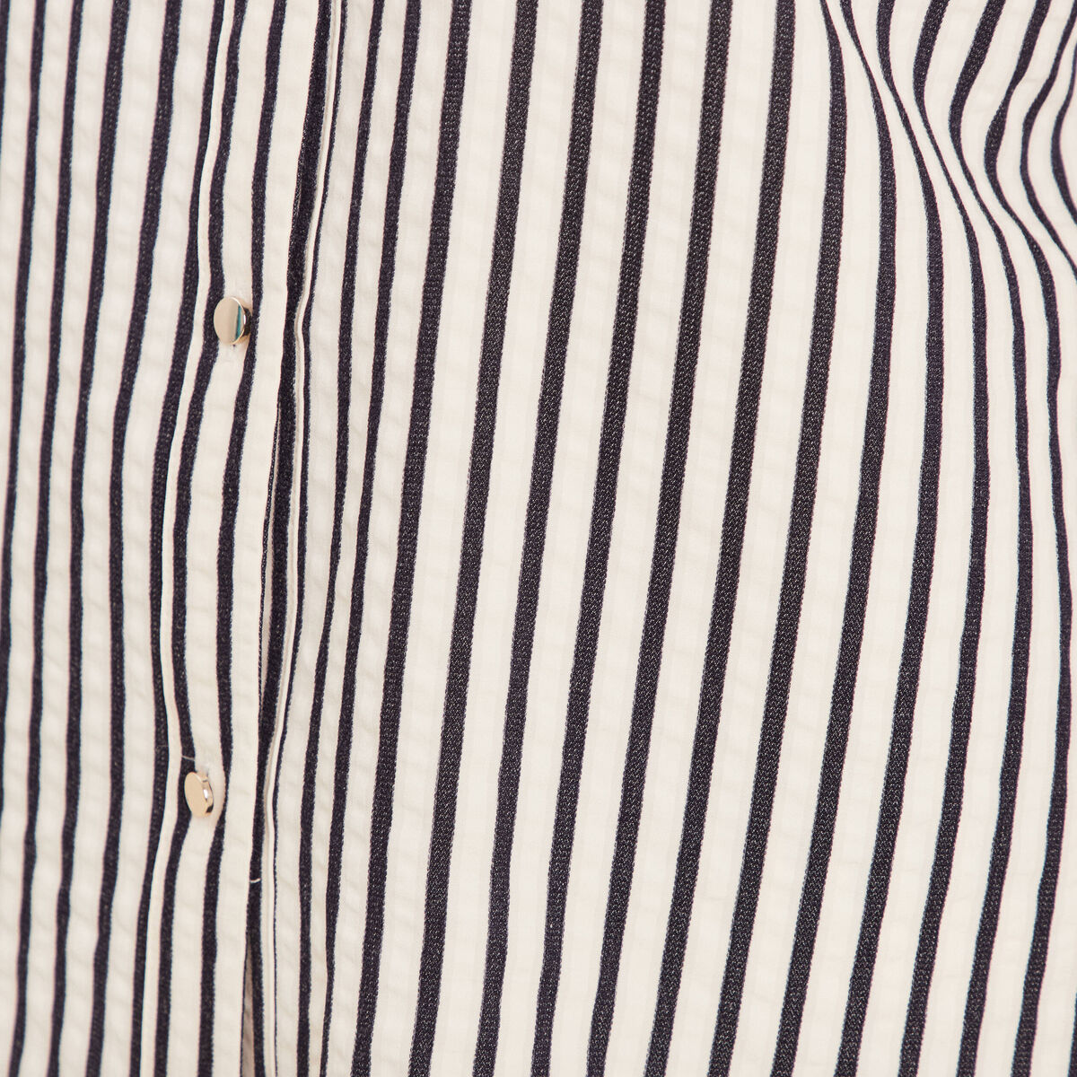 Chemise ample manches courtes bleu foncé femme