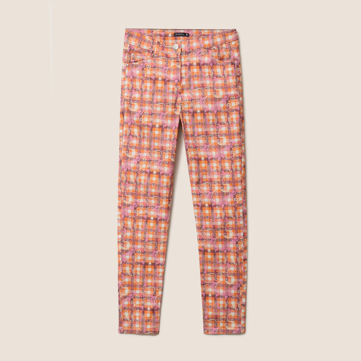Pantalon magique Le L&eacute;ger coupe ajust&eacute;e orange femme