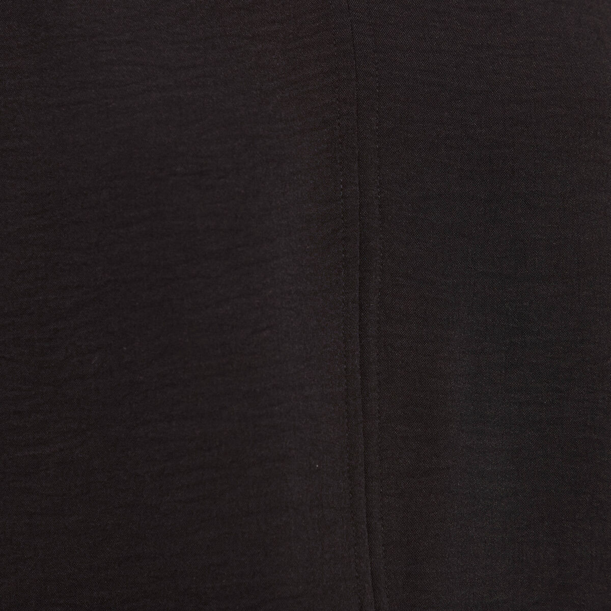 Blouse manches 3/4 noir femme