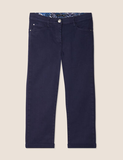 Pantalon magique l'unique bleu marine femme