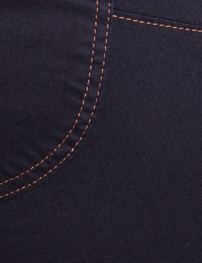 Jeans léger taille haute 7/8ème denim brut femme