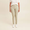 Pantalon léger taille haute long vert clair femme