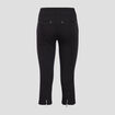 Pantacourt ajusté noir femme