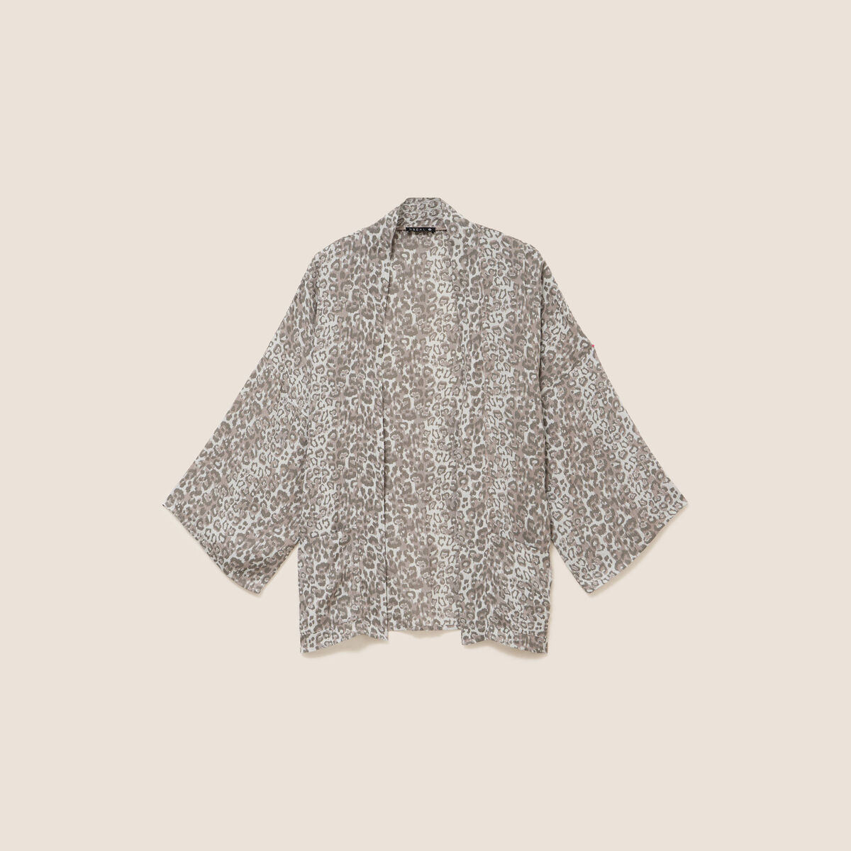 Kimono avec poches vert clair femme