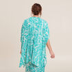 Kimono dos smock&eacute; vert &eacute;meraude femme
