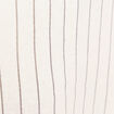 Pantalon taille haute aspect lin blanc femme
