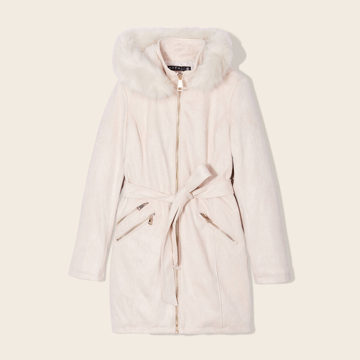 Top Cintré Brodé Beige LOOK Taille 38 - Occasion En Très Bon état - Haut Femme