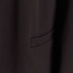 Blazer col tailleur doubl&eacute; noir femme