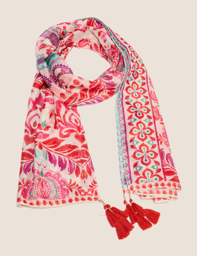 Foulard multicolore femme