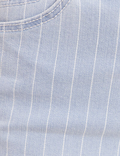 Jean coupe droite taille standard blanc femme