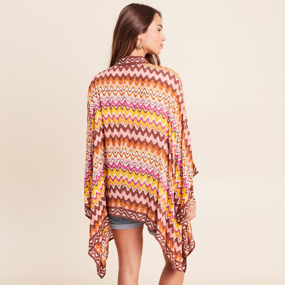 Kimono multicolore femme