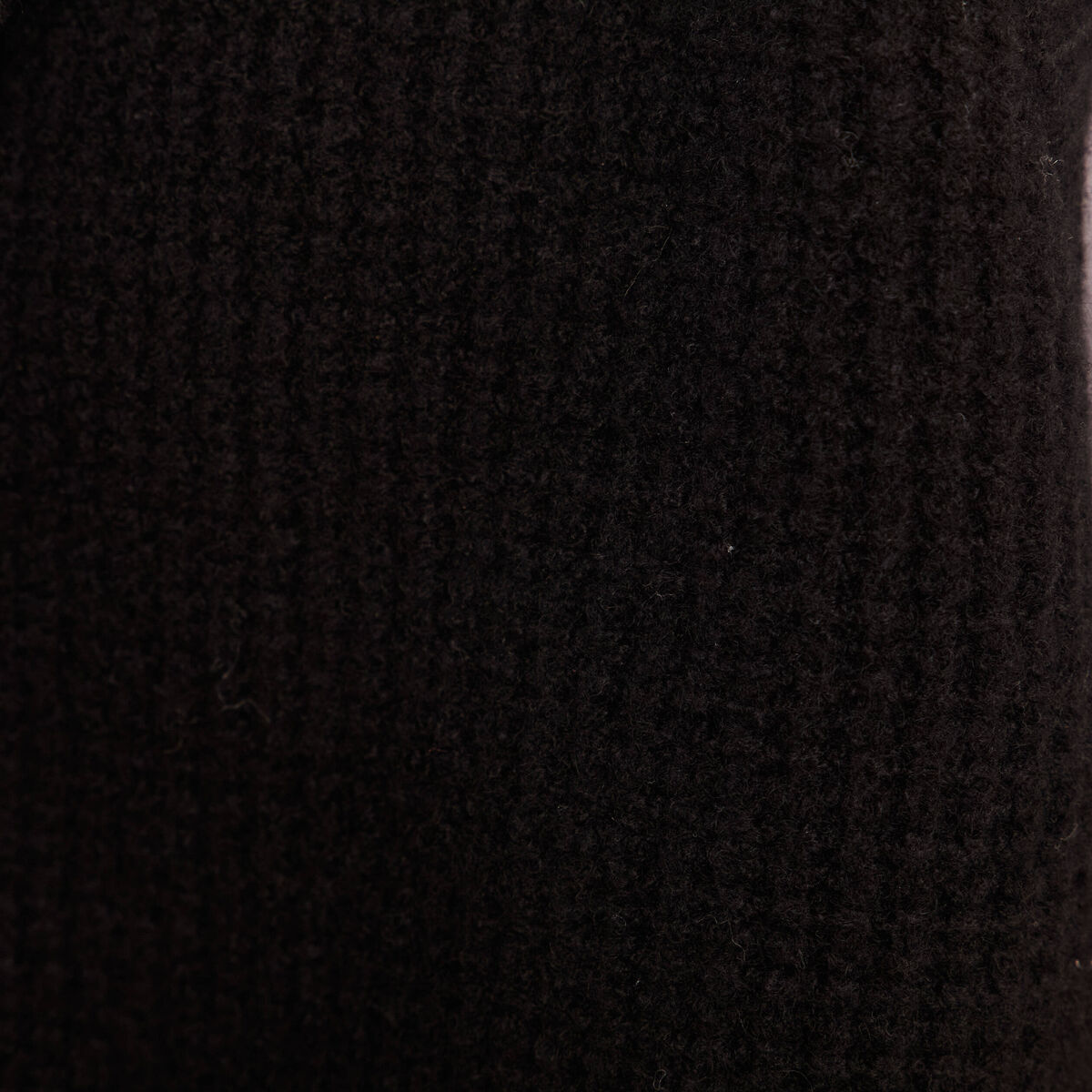Veste sans manches &agrave; capuche noir femme