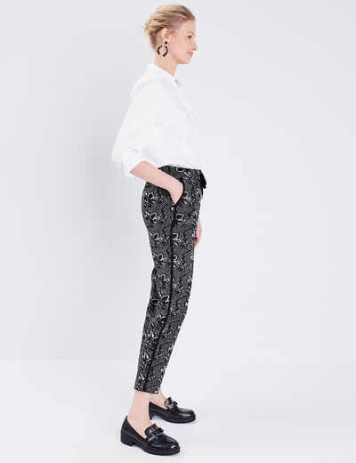 Pantalon jogging noir femme