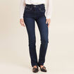 Jean droit denim brut femme