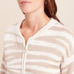 Gilet manches longues blanc femme