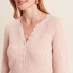 Pull manches longues vieux rose femme