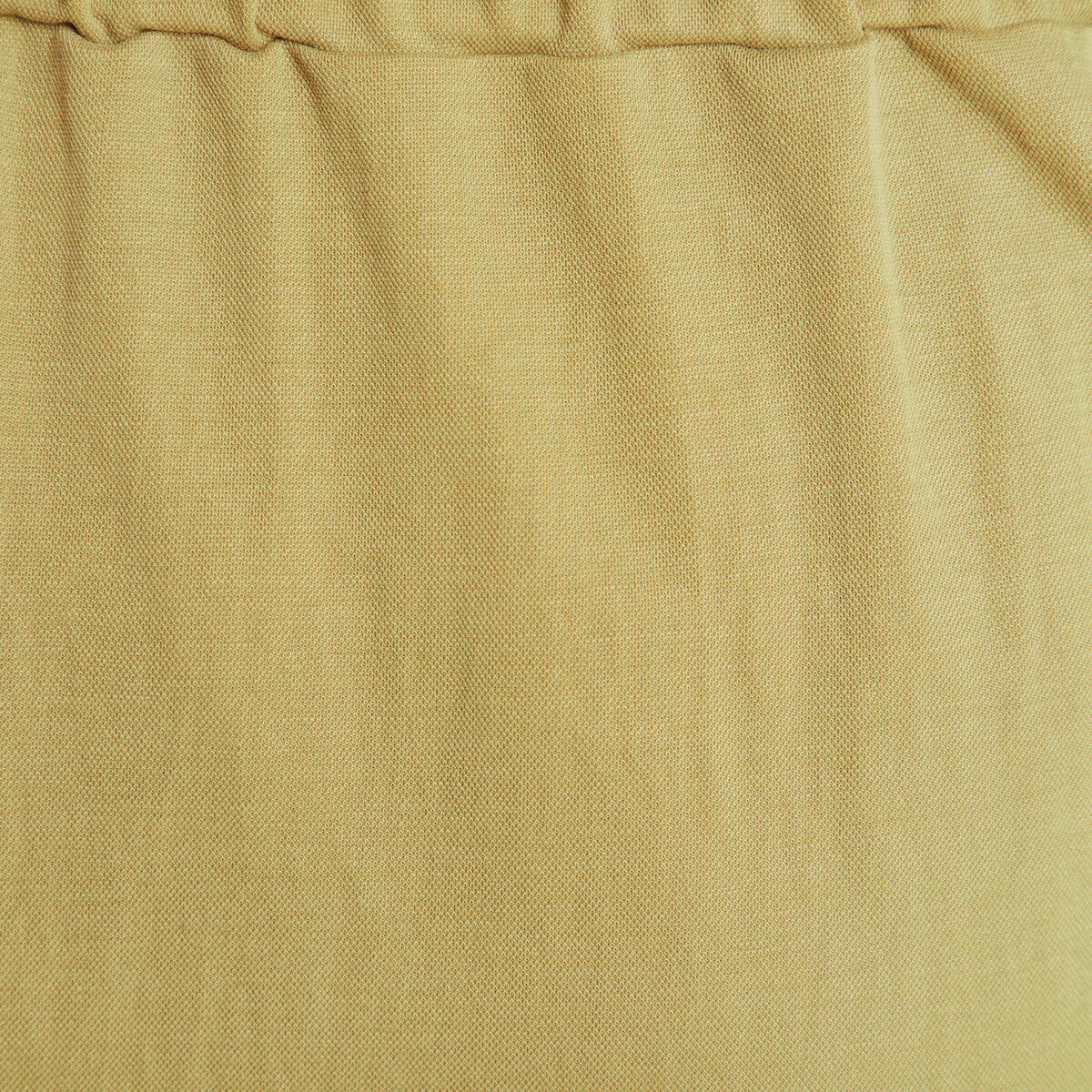 Jupe droite effet portefeuille vert olive femme