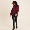 Pantalon magique Le L&eacute;ger enduit noir femme