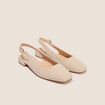 Ballerines aspect daim sable femme