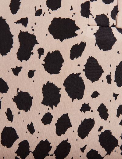 T-shirt manches 3/4 sable femme