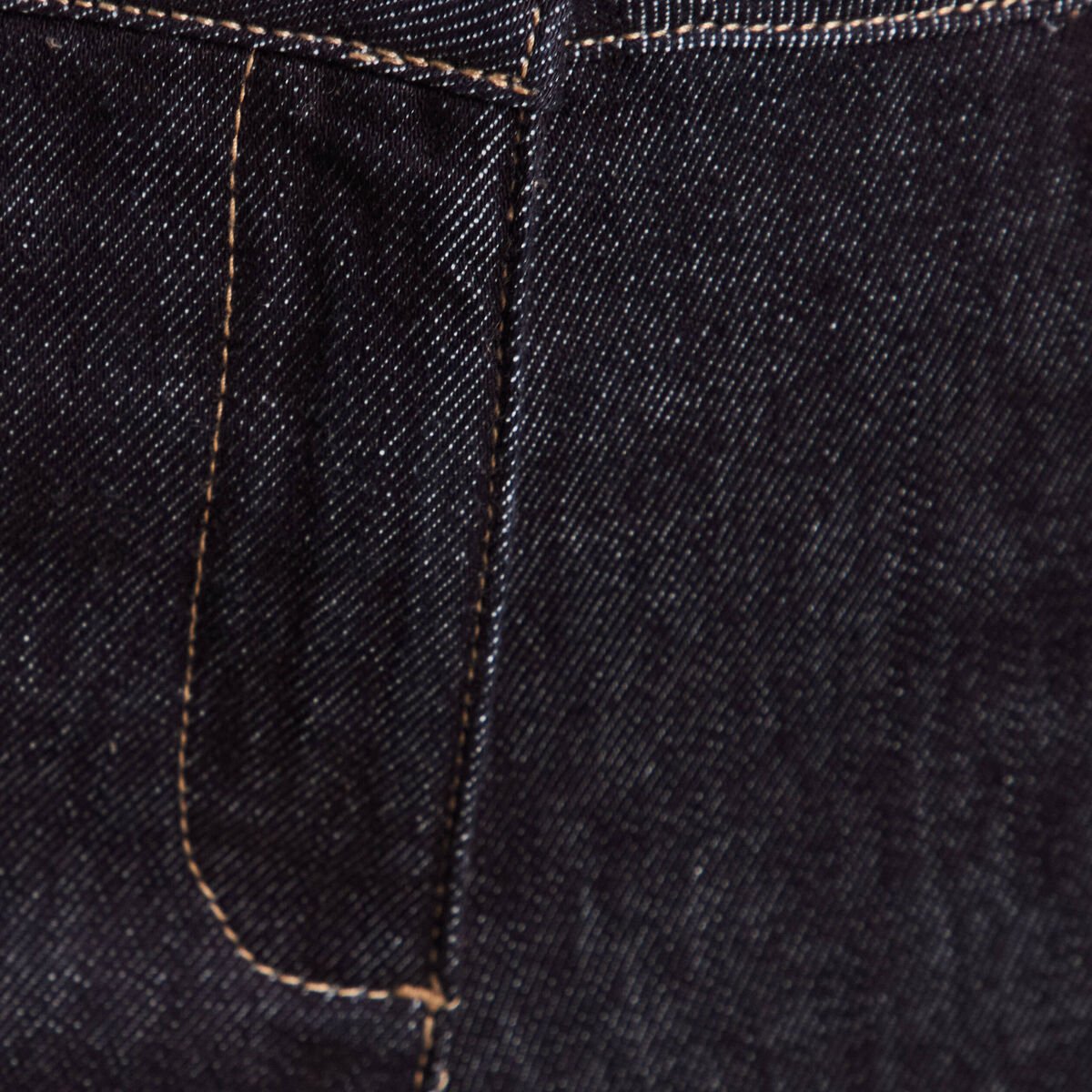 pantalon bootcut 7/8ème taille haute denim brut femme
