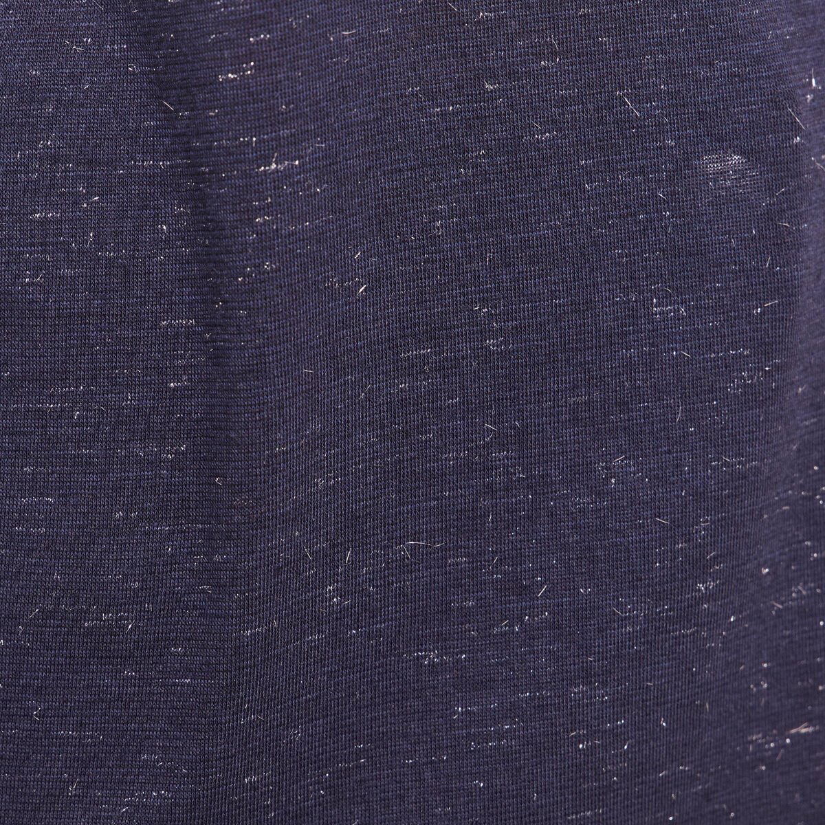 T-shirt &agrave; sequins manches courtes bleu marine femme