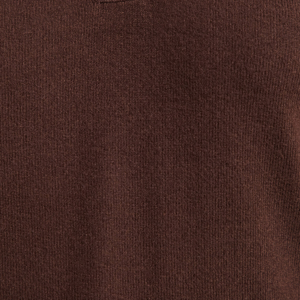T-shirt manches longues marron foncé femme