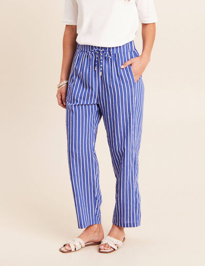 Pantalon bleu femme