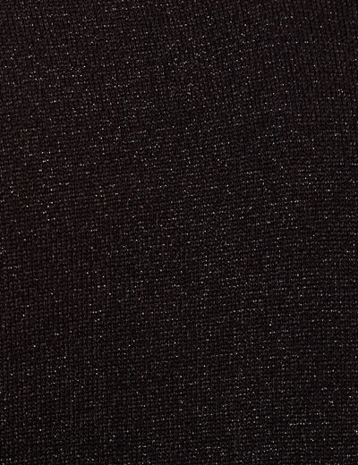 Pull manches longues noir femme