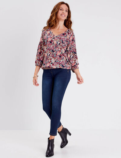 Tregging taille standard denim brut femme