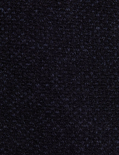 T-shirt manches 3/4 2-en-1 bleu marine femme