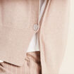 Pull sans manches creme femme