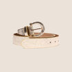 Ceinture fine couleur or femme