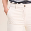 Jean taille haute sable femme
