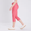 Pantacourt ajust&eacute; vieux rose femme