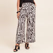 Pantalon magique Le R&eacute;versible large noir femme