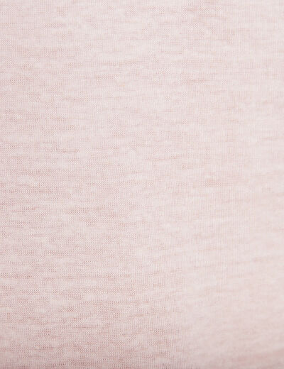 T-shirt manches courtes ecru femme