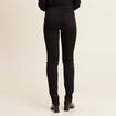 Jean ajusté taille standard long noir femme