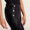 Pantalon tregging 7/8ème noir femme
