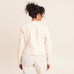 Veste cintr&eacute;e r&eacute;versible manches longues beige femme