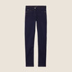 Jeans léger taille standard long denim brut femme
