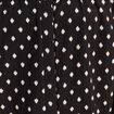 Blouse droite manches longues noir femme